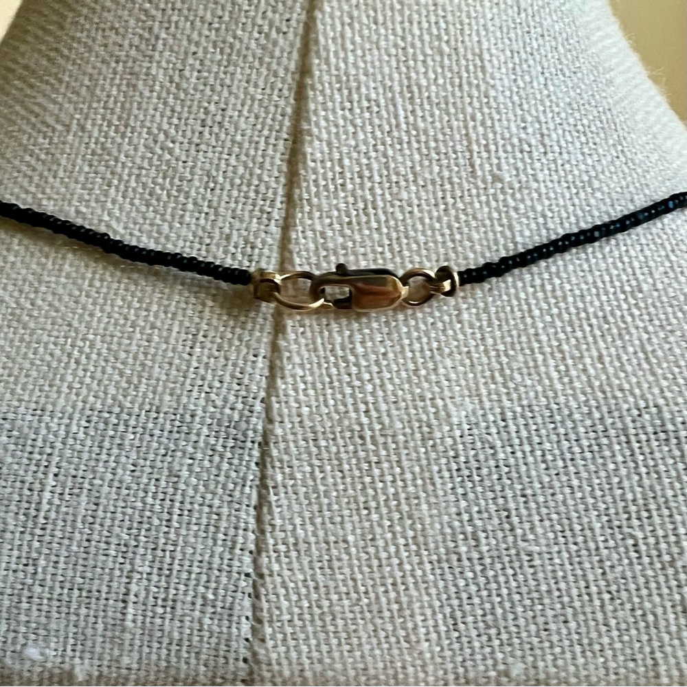 Debbie Fisher necklace with gold vermeil pendant - Picture 6 of 6